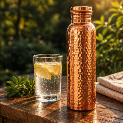 Gourde en Cuivre Rovyixo™ | L’eau naturellement purifiée, sans plastique