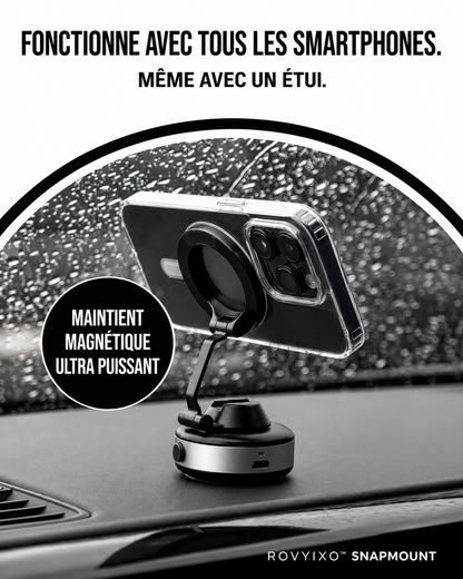 ROVIYXO™ SnapMount — Support Magnétique PressureLock™