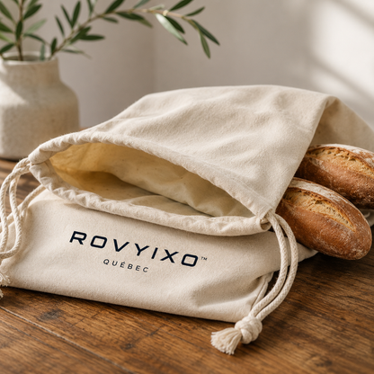 Sac à pain ROVYIXO™ — Garde votre pain frais jusqu’à 7 jours
