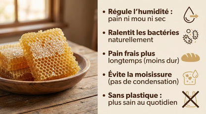 Sac à pain ROVYIXO™ — Garde votre pain frais jusqu’à 7 jours